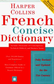 Cover of: HarperCollins French Concise Dictionary