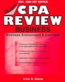 Cover of: CPA Business Environment & Concepts