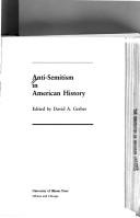 Cover of: ANTI SEMITISM IN AMERICA