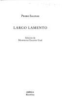Cover of: Largo Lamento by Pedro Salinas