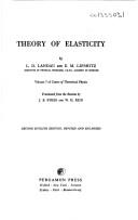 Cover of: Theory of Elasticity (Course of Theoretical Physics)