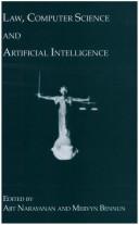 Cover of: Law, Computer Science, and Artificial Intelligence