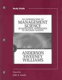 Cover of: An Introduction to Management Science by David R. Anderson