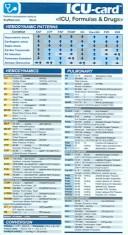 Cover of: ICU-card: ICU, Formulas & Drugs