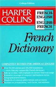 Cover of: Harper Collins French Dictionary/French-English English-French by Harper Collins Publishers