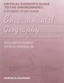 Cover of: Environmental Geography: Science, Land Use, and Earth Systems "Study Guide"