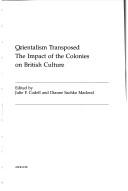 Cover of: Orientalism Transposed: The Impact of the Colonies on British Culture