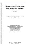 Cover of Research on sentencing