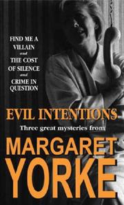 Cover of: MARGARET YORKE OMNIBUS by Margaret Yorke