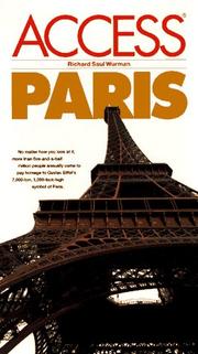 Cover of: Access Paris (5th ed.) by Richard Saul Wurman