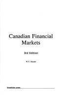Cover of: Canadian Financial Markets