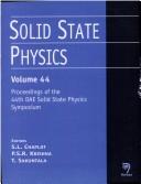 Cover of: Solid State Physics