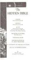 Cover of: The Hidden Bible by John Paul Scott