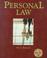 Cover of: Personal Law