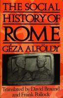 Römische Sozialgeschichte by Géza Alföldy