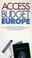 Cover of: Access Budget Europe (Access Guides)