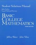 Cover of: Basic College Mathematics: Student Solutions Manual