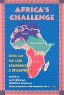 Cover of: Africa's Challenge: Using Law for Good Governance and Development