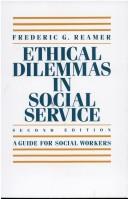 Cover of: Ethical Dilemmas in Social Service | Frederic G. Reamer
