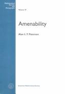 Cover of: Amenability (Mathematical Surveys & Monographs)