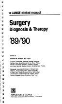 Cover of: Surgery: Diagnosis and Therapy