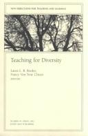 Cover of: Teaching for Diversity (New Directions for Teaching and Learning) by Laura L. B. Border