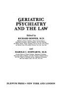 Cover of: Geriatric psychiatry and the law by edited by Richard Rosner and Harold I. Schwartz.