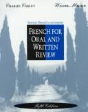 Cover of: French Oral and Written Revision: Exercise Manual