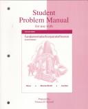 Cover of: Student Problem Manual for Use With Fundamentals of Corporate Finance (Students' Problem Manual) by Stephen A Ross, Randolph W Westerfield, Bradford Dunson Jordan