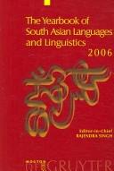 Cover of: Yearbook of South Asian Languages and Linguistics 2006 by Rajendra Singh