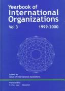 Cover of: Yearbook International Organization 99-2000 V3 by 99-2000 Ed