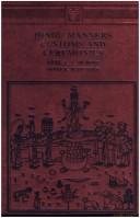 Cover of: Hindu Manners, Customs and Ceremonies by J. A. Dubois, J. A. Dubois