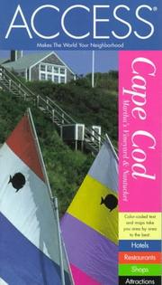 Cover of: Access Cape Code, Martha's Vineyard, and Nantucket 3e (Cape Cod, Martha's Vineyard & Nantucket)