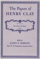 Cover of: Papers of Henry Clay | Henry Clay