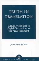 Cover of: Truth in Translation by Jason David BeDuhn