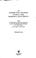 Cover of: An enquiry into the ideas of space, time, immensity, and eternity ; and, A dissertation upon the argument a priori for proving the existence of a first cause : (in a letter to Mr Law)