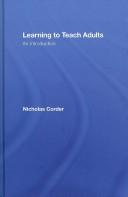 Cover of: Learning to Teach Adults by Nicholas Corder, Nicholas Corder