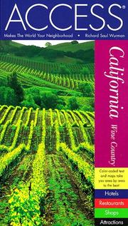 Cover of: ACCESS California Wine Country (4th Edition)