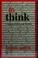 Cover of: To Think