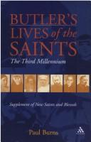 Cover of: Butler's Saints of the Third Millennium by Paul Burns