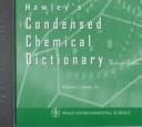 Cover of: Hawley's Condensed Chemical Dictionary by Richard J. Lewis