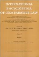 Cover of: International Encyclopedia of Comparative Law