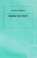 Cover of: Owen the Poet (Studies in Twentieth-century Literature)