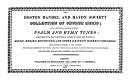 Cover of: Boston Handel and Haydn Society (Earlier American Music) by Mason, Mason