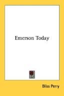 Cover of: Emerson Today