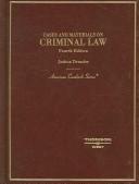 Cover of: Cases and Materials on Criminal Law, | Joshua Dressler