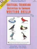 Cover of: Whatcha-Macallits: Critical Thinking Activities to Improve Writing Skills (Whatcha-Macallits A1)