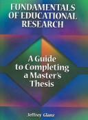 Cover of: Fundamentals of Educational Research