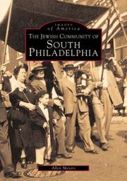 Cover of: The Jewish community of South Philadelphia