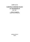 Cover of: Geistige Stromungen in Osterreich, 1867-1918 by Albert Fuchs, Albert Fuchs